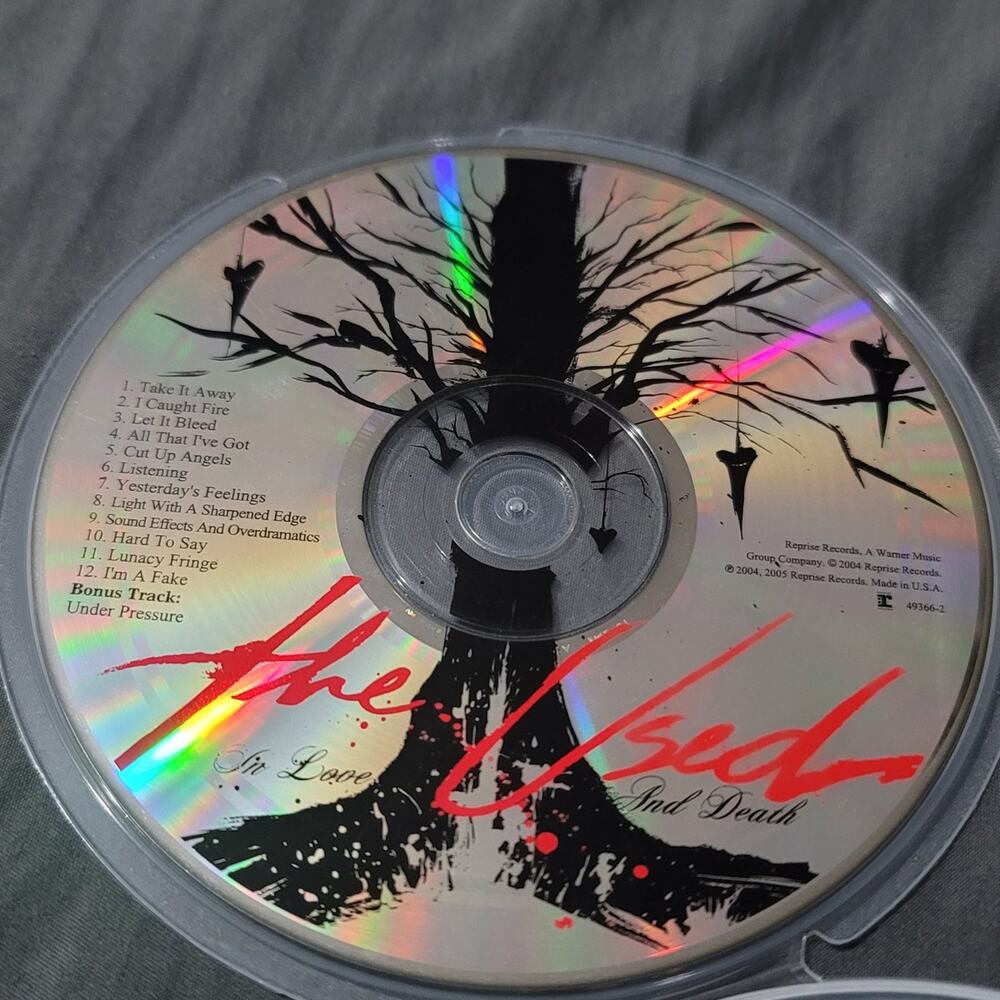 Vtg 2004 The Used In Love and Death CD